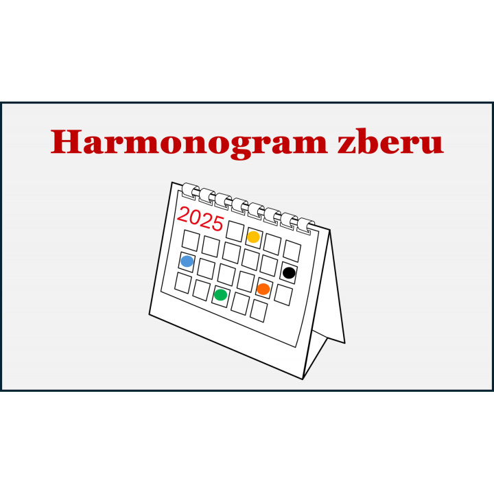 Harmonogram zberu odpadu